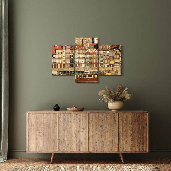 Tablou - Cartierul Waterfront, Portugalia (90x60 cm)