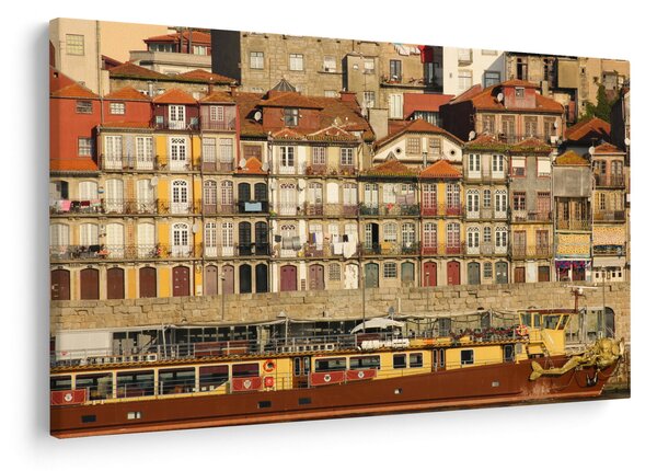 Tablou - Cartierul Waterfront, Portugalia (90x60 cm)