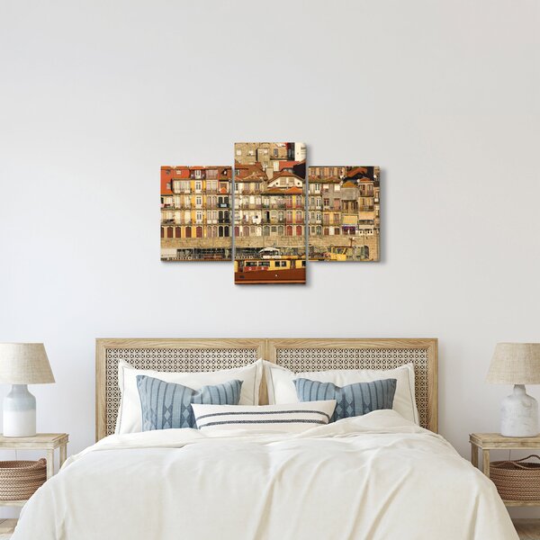 Tablou - Cartierul Waterfront, Portugalia (90x60 cm)