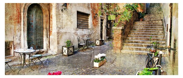 Tablou - Străzile vechi din Roma (120x50 cm)