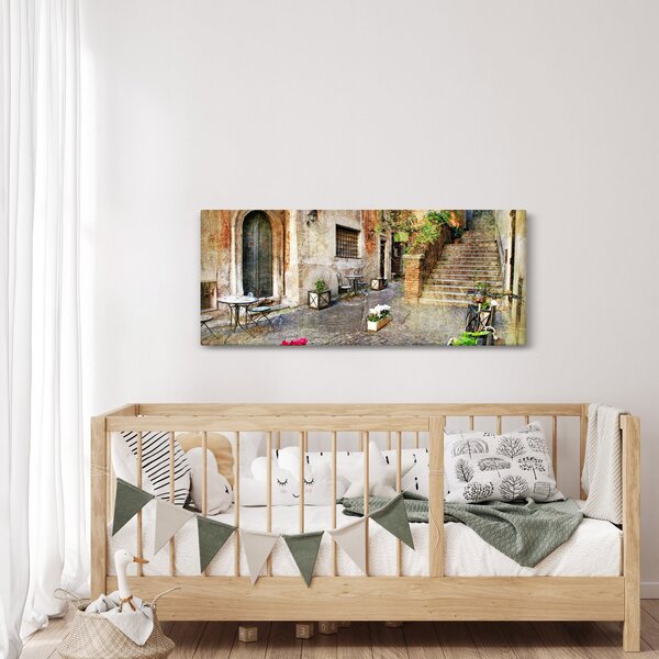 Tablou - Străzile vechi din Roma (120x50 cm)