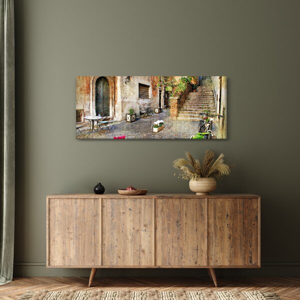Tablou - Străzile vechi din Roma (120x50 cm)