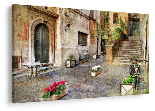 Tablou - Străzile vechi din Roma (90x60 cm)
