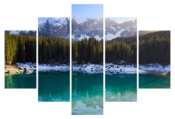 Tablou - Lacul Karersee (150x105 cm)