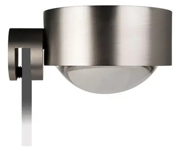 Top Light Lumină pentru oglindă cu clip Puk Fix, crom mat, reglabil, Gri, Hol, Metal, Modern