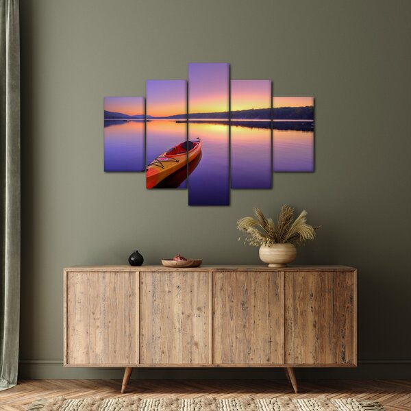 Tablou - Kayak pe lac (150x105 cm)