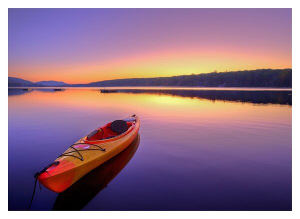 Tablou - Kayak pe lac (70x50 cm)