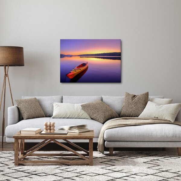Tablou - Kayak pe lac (70x50 cm)