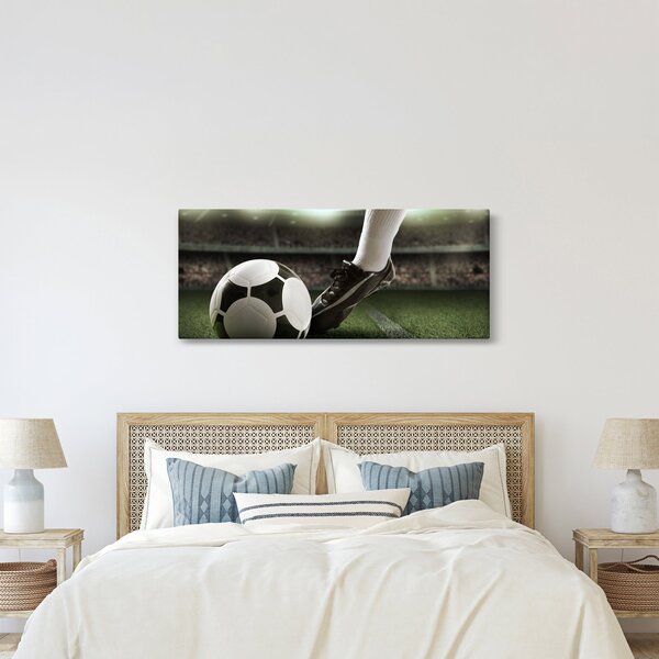 Tablou - Minge de fotbal (120x50 cm)
