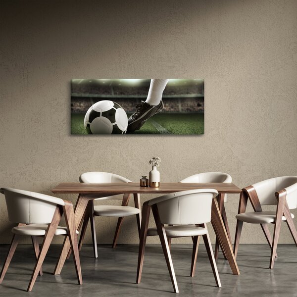 Tablou - Minge de fotbal (120x50 cm)
