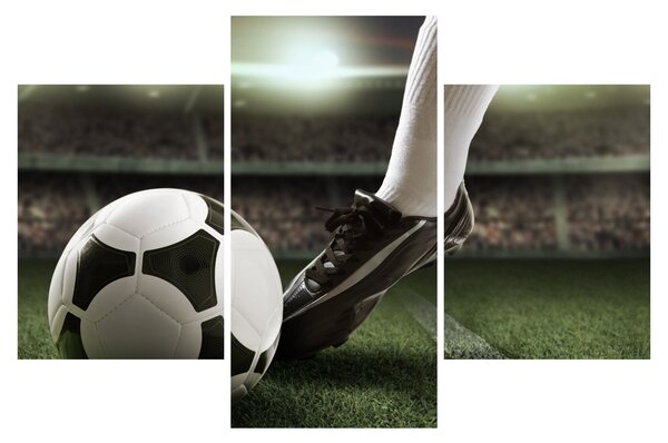 Tablou - Minge de fotbal (90x60 cm)