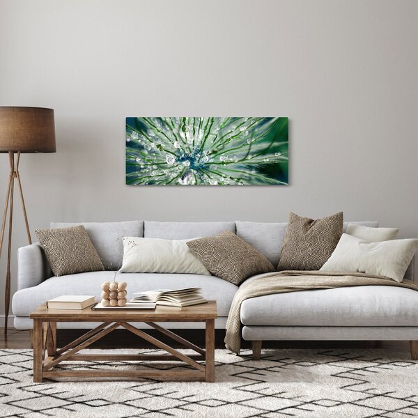 Tablou - Imagine macro a unei flori (120x50 cm)