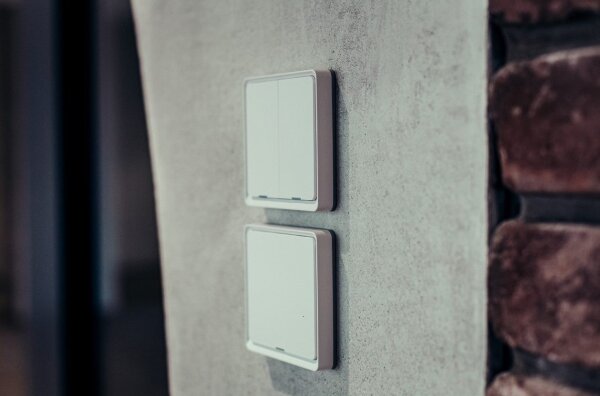 SET 3x întrerupător cu 2 butoane SMART 3xCR2430 Zigbee 3.0 Tuya Immax NEO 07507C