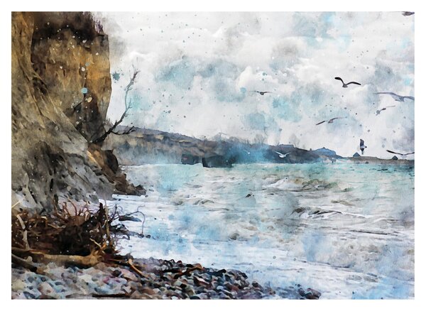 Tablou - Recif, acuarelă (70x50 cm)