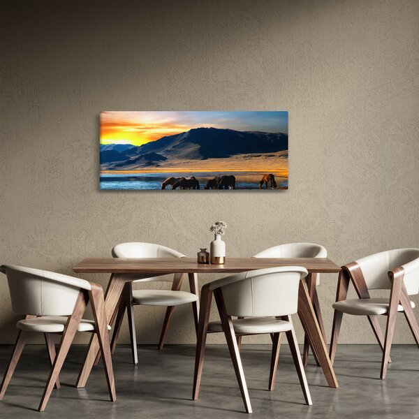 Tablou - Alimentarea cu energie electrică (120x50 cm)