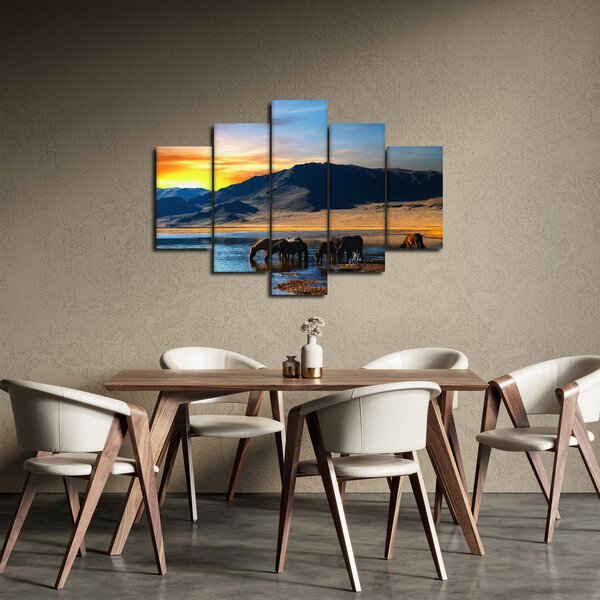 Tablou - Alimentarea cu energie electrică (150x105 cm)