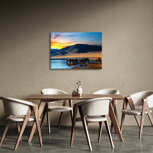 Tablou - Alimentarea cu energie electrică (70x50 cm)