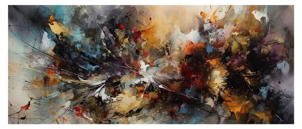 Tablou - Grafică abstractă (120x50 cm)