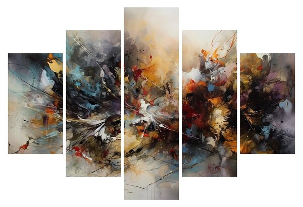Tablou - Grafică abstractă (150x105 cm)