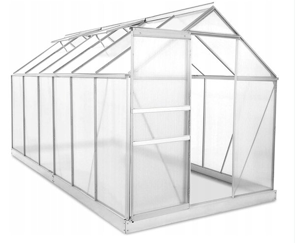 Seră din policarbonat 380 cm x 190 cm x 195 cm - 7,22m2
