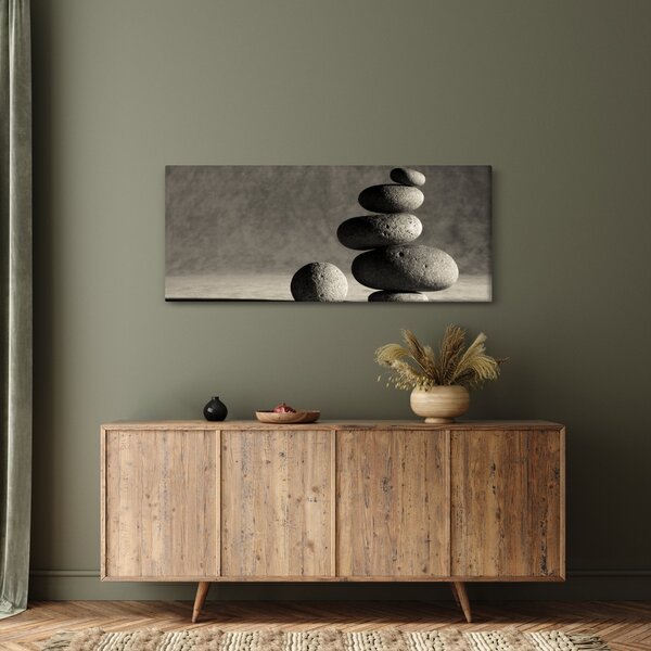 Tablou - Pietre gri (120x50 cm)