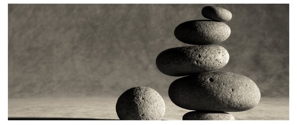 Tablou - Pietre gri (120x50 cm)