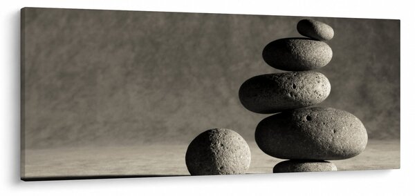 Tablou - Pietre gri (120x50 cm)