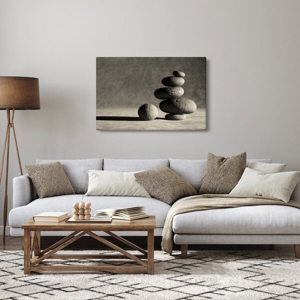 Tablou - Pietre gri (90x60 cm)