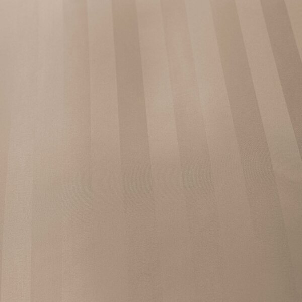 Lenjerie de pat hoteliera din microfibra JASMINE bej - dunga 2 cm Dimensiunile lenjeriei: 70 x 90 cm | 140 x 200 cm