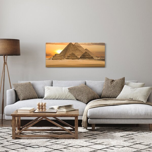 Tablou - Piramidele (120x50 cm)