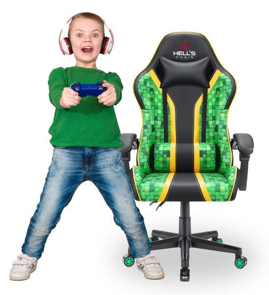 Scaun gaming pentru copii HC - 1005 HERO Minecraft