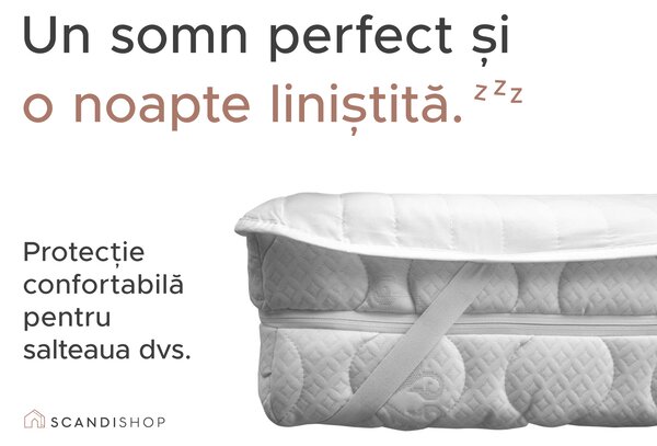 Protectie saltea impermeabila matlasata pentru patut 70 x 140 cm