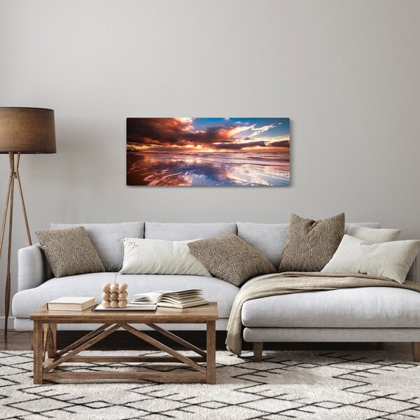 Tablou - Plaja de seară (120x50 cm)