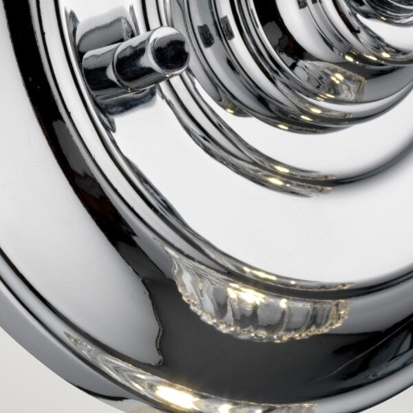 Quintiesse QN-KEYNES1-BATH-LED Lampă de perete pentru baie KEYNES, soclu 1xG9, 3W, 230V, IP44, crom lucios