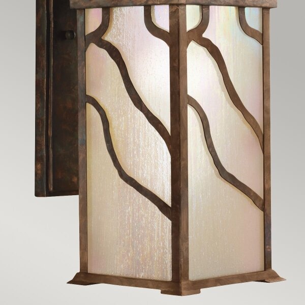 Quintiesse QN-MORRIS-L - Lampă de perete pentru exterior MORRIS L 1xE27/60W/230V IP44, finisaj bronz