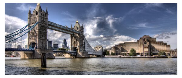 Tablou - Tower Bridge din Londra (120x50 cm)