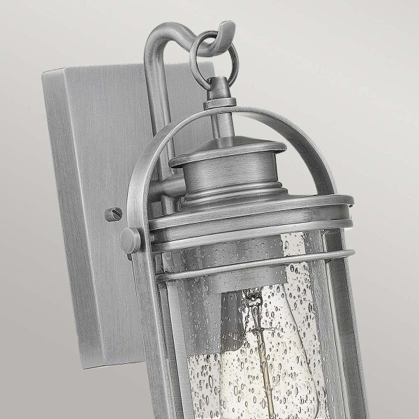 Quintiesse BOOKER S QN-BOOKER-S-IA - Aplică de perete pentru exterior, 1xE27/60W/230V IP44, crom mat