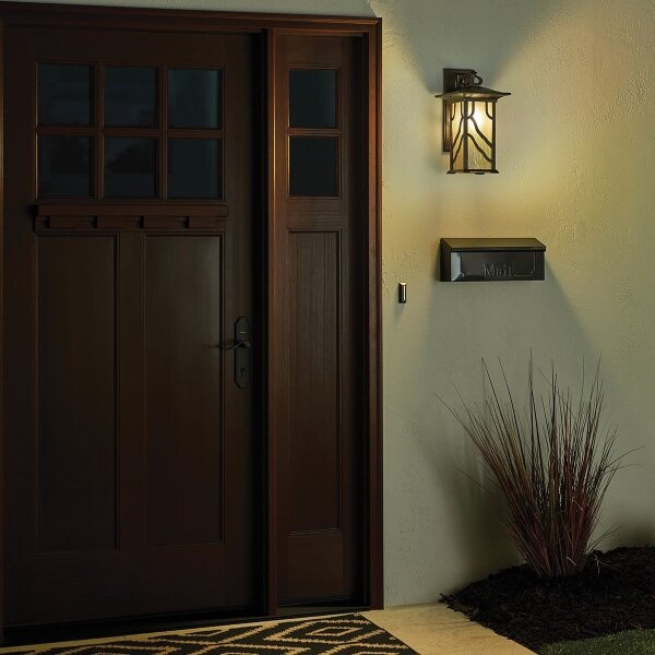 Quintiesse QN-MORRIS-L - Lampă de perete pentru exterior MORRIS L 1xE27/60W/230V IP44, finisaj bronz