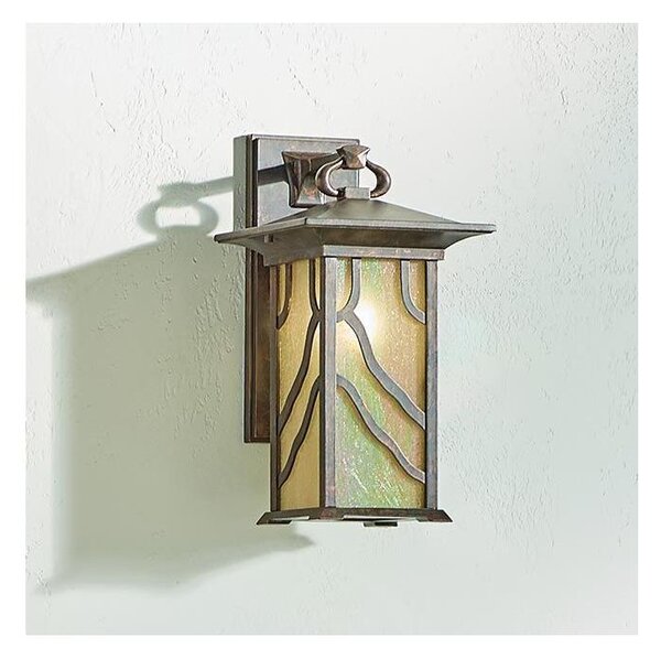 Quintiesse QN-MORRIS-L - Lampă de perete pentru exterior MORRIS L 1xE27/60W/230V IP44, finisaj bronz