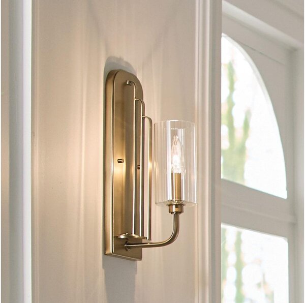 Quintiesse QN-KIMROSE1-BNB - Aplica de perete KIMROSE 1xE14/40W/230V aurie