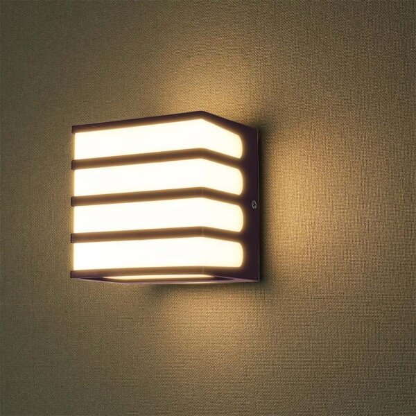 Aplică LED de exterior LED/8W/230V IP65 4000K maro