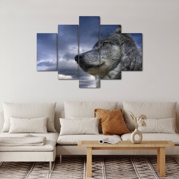 Tablou - Cap de lup (150x105 cm)