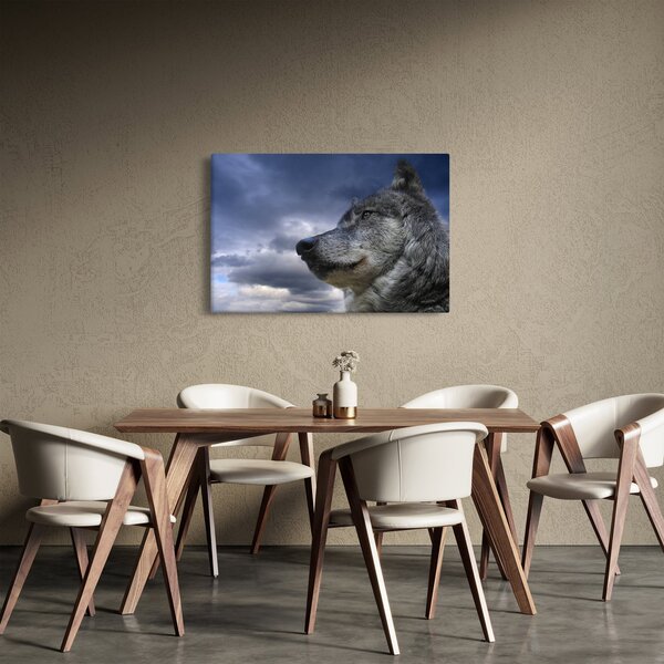 Tablou - Cap de lup (90x60 cm)