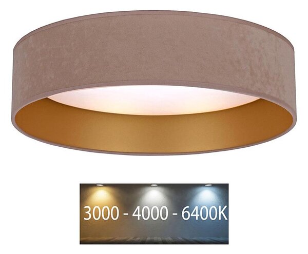 Plafonieră LED VELVET LED/12W/230V d. 30 cm 3000K/4000K/6400K Brilagi