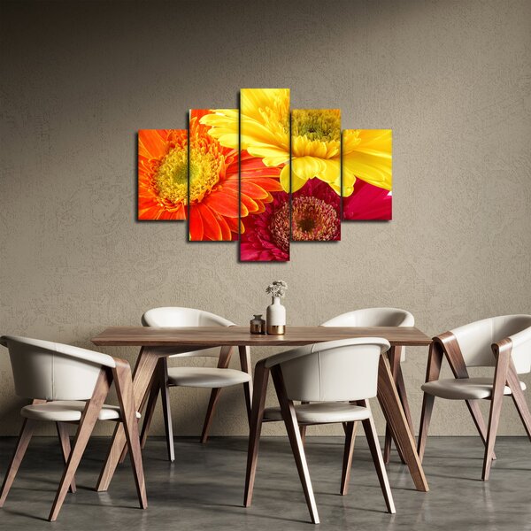 Tablou - Flori Gerbery (150x105 cm)