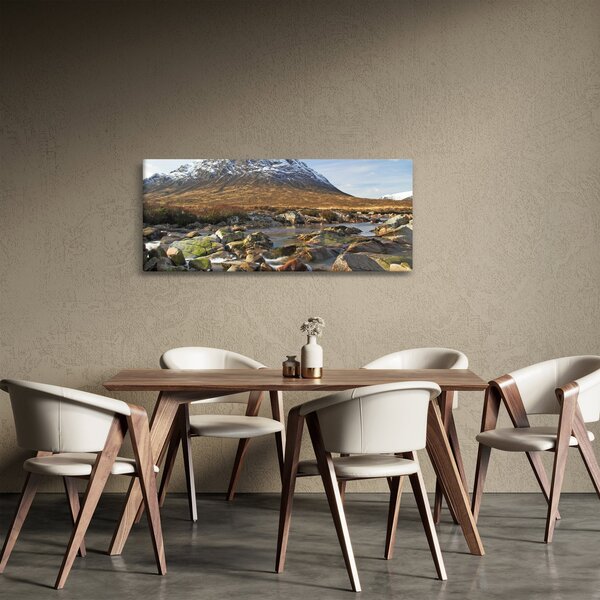 Tablou - Munte cu râu (120x50 cm)
