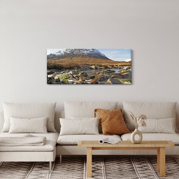Tablou - Munte cu râu (120x50 cm)