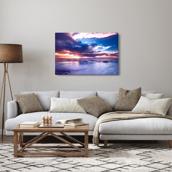 Tablou - Apus de soare la mare (90x60 cm)