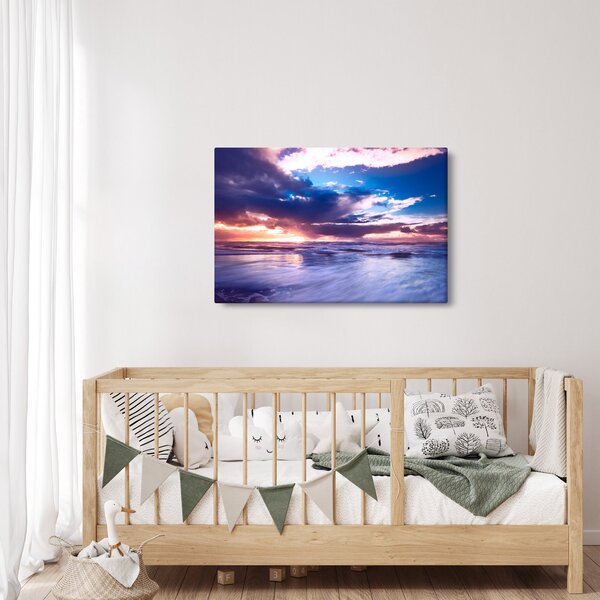 Tablou - Apus de soare la mare (90x60 cm)