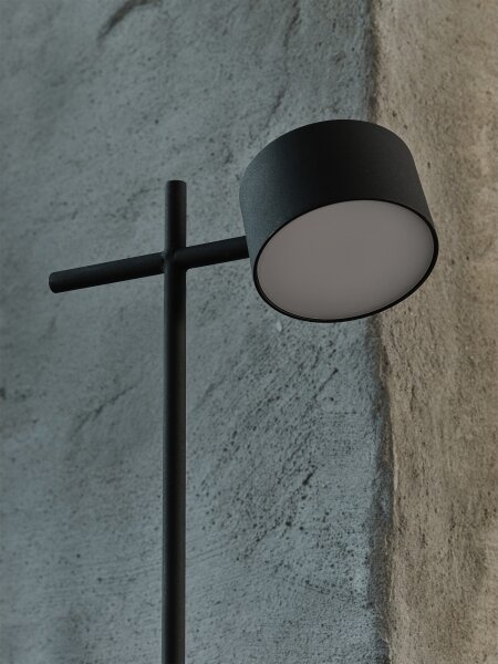 Osram - Lampă de podea LED dimabilă DECOR KYOTO LED/12W/230V neagră